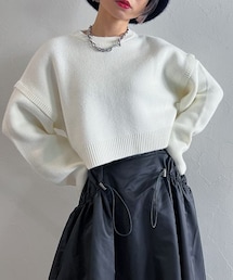 PAGEBOY | ボクシーショートニット(トップス)