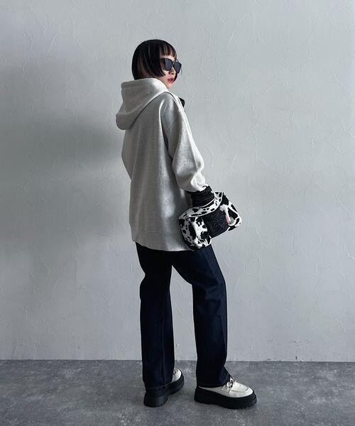 PAGEBOY（ページボーイ）の「クラックロゴパーカー（トップス・レディース・オフホワイト05/ブラック09/杢オートミール10・F）」の19枚目の写真