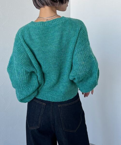 PAGEBOY（ページボーイ）の「メランジエアリーニット（トップス・レディース・ブラック09/グレージュ12/ピンク25/【WEB限定】ターコイズ76/ブルー82・F）」の19枚目の写真