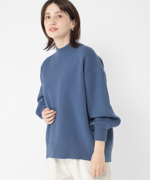 studio CLIP（スタディオクリップ）の「12ゲージソフィニーボトルネックプルオーバー（トップス・レディース・ピンク20/グリーン70/ブルー80/ネイビー88・M/L）」の14枚目の写真