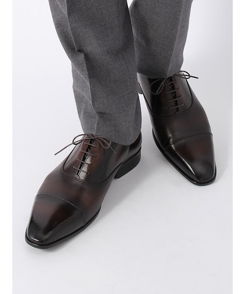 THE SUIT COMPANY(ザ・スーツカンパニー)の「セミロングノーズ ストレートチップシューズ(ドレスシューズ・メンズ・ブラック(色柄コード:BL)/ブラウン(色柄コード:BR)/ダークブラウン(色柄コード:DB)・25.0cm(40)/24.5cm/25.0cm/25.5cm/26.0cm/26.5cm/27.0cm)」の13枚目の写真