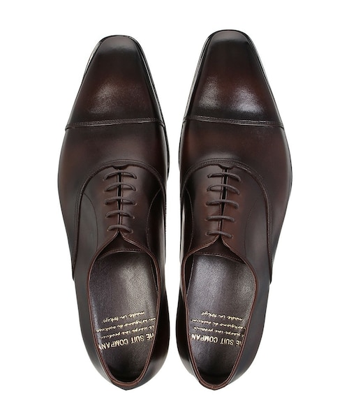 THE SUIT COMPANY(ザ・スーツカンパニー)の「セミロングノーズ ストレートチップシューズ(ドレスシューズ・メンズ・ブラック(色柄コード:BL)/ブラウン(色柄コード:BR)/ダークブラウン(色柄コード:DB)・25.0cm(40)/24.5cm/25.0cm/25.5cm/26.0cm/26.5cm/27.0cm)」の14枚目の写真