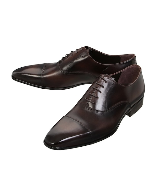 THE SUIT COMPANY(ザ・スーツカンパニー)の「セミロングノーズ ストレートチップシューズ(ドレスシューズ・メンズ・ブラック(色柄コード:BL)/ブラウン(色柄コード:BR)/ダークブラウン(色柄コード:DB)・25.0cm(40)/24.5cm/25.0cm/25.5cm/26.0cm/26.5cm/27.0cm)」の18枚目の写真