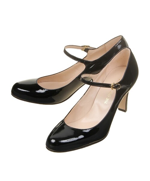 THE SUIT COMPANY(ザ・スーツカンパニー)の「フロントストラップ エナメルパンプス(パンプス・レディース・ブラック (色柄コード:BL)/ワインレッド (色柄コード:WN)・23.0cm/22.5cm/23.5cm/24.0cm/24.5cm)」の6枚目の写真