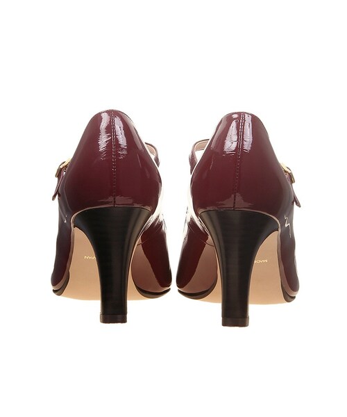 THE SUIT COMPANY(ザ・スーツカンパニー)の「フロントストラップ エナメルパンプス(パンプス・レディース・ブラック (色柄コード:BL)/ワインレッド (色柄コード:WN)・23.0cm/22.5cm/23.5cm/24.0cm/24.5cm)」の11枚目の写真