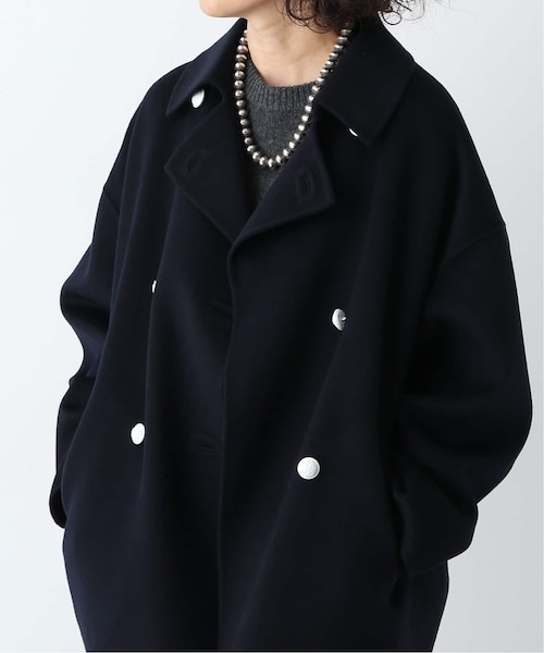 CALMER 美品 ハミルトンリバーPコート ネイビー