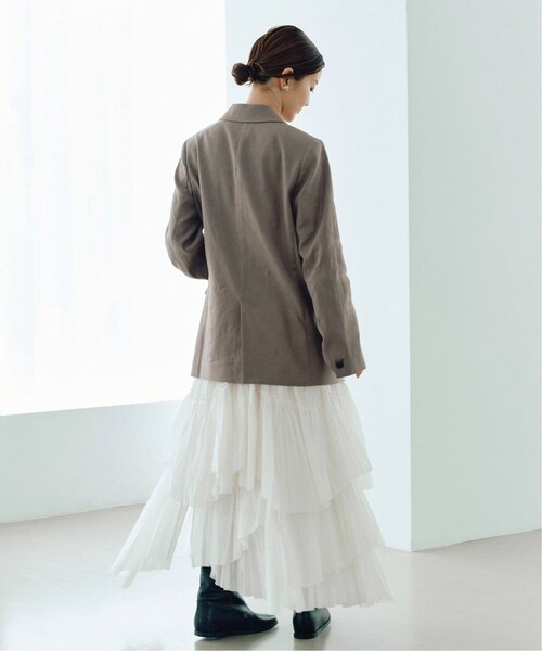 IENA(イエナ)の「《予約》LINEN COTTON ストレッチ ジャケット(その他・グレーB/36/38)」の11枚目の写真