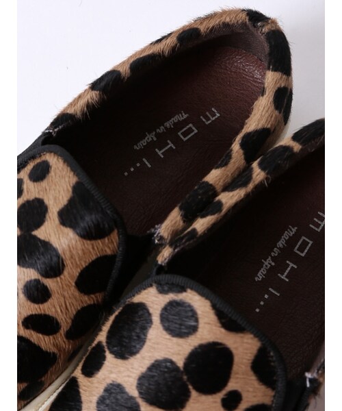 Rouge vif la cle（ルージュヴィフラクレ）の「mohiポニースリッポン（シューズ・レディース・ブラウン・35/36/37/38/39）」の7枚目の写真