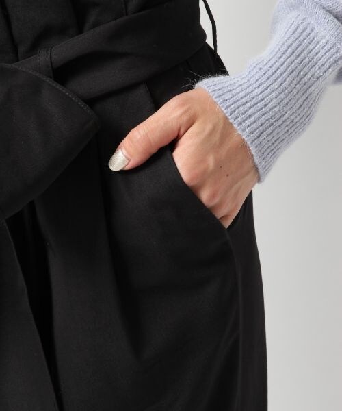 Heather(ヘザー)の「リボンタックパンツ(パンツ・レディース・ブラック/ベージュ・FREE)」の8枚目の写真