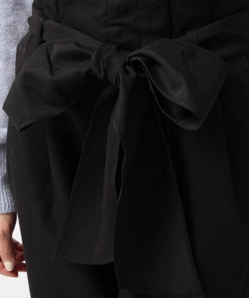 Heather(ヘザー)の「リボンタックパンツ(パンツ・レディース・ブラック/ベージュ・FREE)」の7枚目の写真