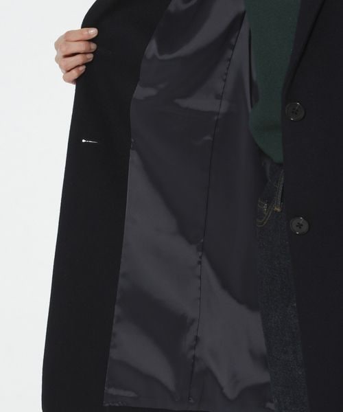 BARNYARDSTORM（バンヤードストーム）の「ＭＥＬＴＯＮチェスターコート（ジャケット/アウター・レディース・ターコイズ/ネイビー・0/1）」の9枚目の写真