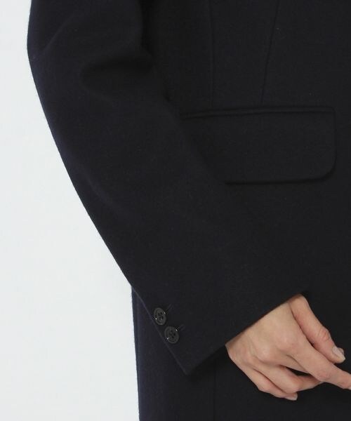 BARNYARDSTORM（バンヤードストーム）の「ＭＥＬＴＯＮチェスターコート（ジャケット/アウター・レディース・ターコイズ/ネイビー・0/1）」の6枚目の写真