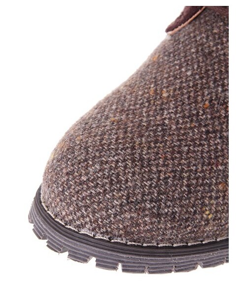 ehka sopo（エヘカソポ）の「ツイードショートブーツ1803824-41-13-13（ショートブーツ・レディース・グレー/ベージュ/ブラウン・M/L）」の8枚目の写真