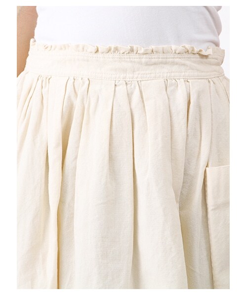 ehka sopo（エヘカソポ）の「キャンバスタックギャザースカート1500992-41-13-11（スカート・レディース・オフホワイト/イエロー/ブルー・M）」の7枚目の写真