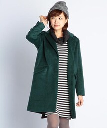 RAY CASSIN | フェイクシャギーチェスターコート(ジャケット/アウター)