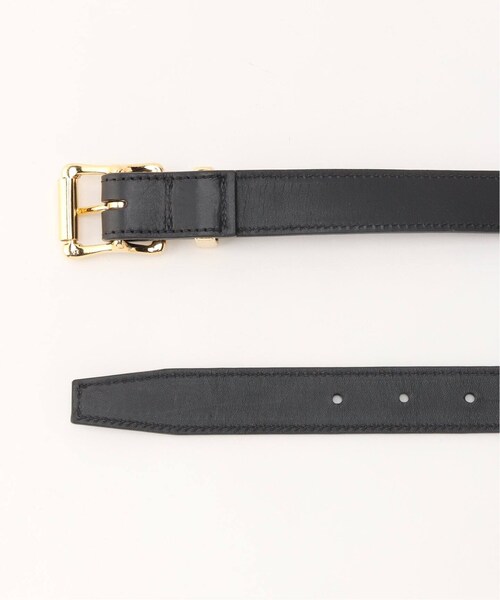 MUSE de Deuxieme classe（ミューズデドゥーズィエムクラス）の「*SIGNATURE LEATHER ベルト（財布/小物・ブラック/(001)/フリー/残り3点）」の9枚目の写真