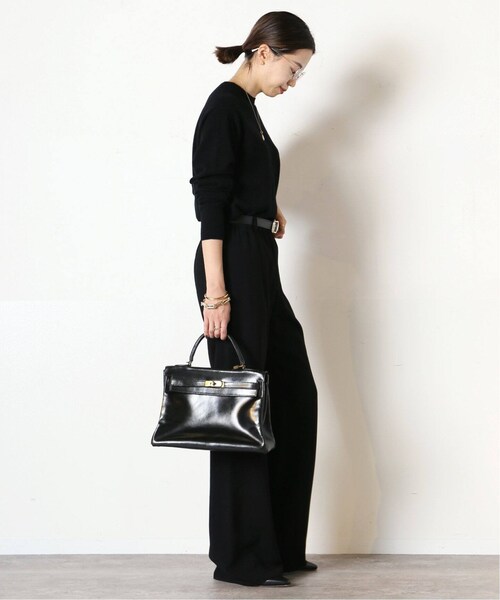MUSE de Deuxieme classe（ミューズデドゥーズィエムクラス）の「*SIGNATURE LEATHER ベルト（財布/小物・ブラック/(001)/フリー/残り3点）」の5枚目の写真