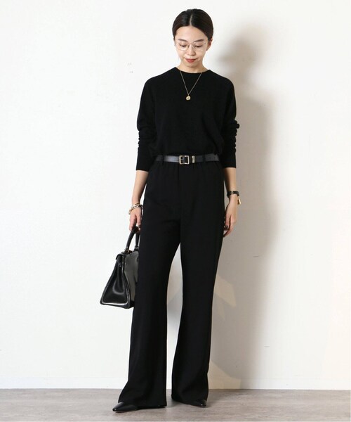 MUSE de Deuxieme classe（ミューズデドゥーズィエムクラス）の「*SIGNATURE LEATHER ベルト（財布/小物・ブラック/(001)/フリー/残り3点）」の4枚目の写真