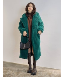 EVRIS | ボアロングコート(チェスターコート)