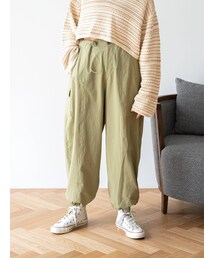 Ungrid | ナイロン混ミリタリールーズパンツ(カーゴパンツ)
