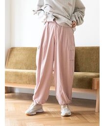 Ungrid | ナイロン混ミリタリールーズパンツ(カーゴパンツ)