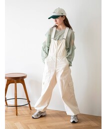 Ungrid | バックデザインミリタリーサロペット(つなぎ/オールインワン)