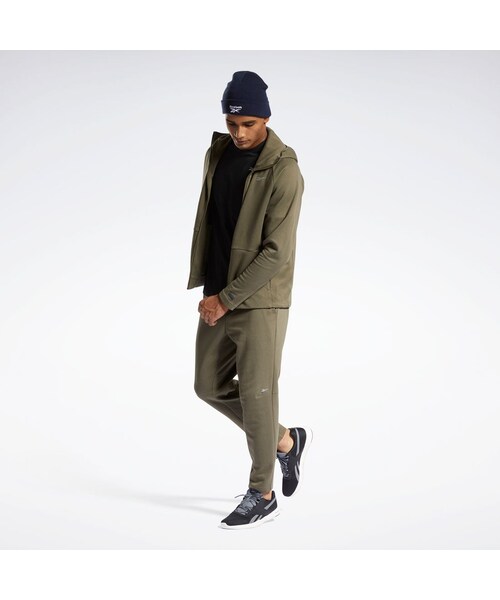 Reebok（リーボック）の「ディーエムエックス トレーニング ニットトラック ジャケット / DMX Training Knit Track Jacket （アーミーグリーン）（その他・アーミーグリーン・J/S/J/M/J/L/J/O/J/XO/J/2XO）」の2枚目の写真