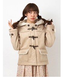 ehka sopo | フェイクムートンダッフルコート1300915-41-13-11(ジャケット/アウター)