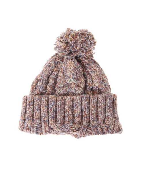 ehka sopo（エヘカソポ）の「引き揃えポンポンワッチ1803889-88-13-13（ハット・帽子・アイボリー/ブラウン/ネイビー・F）」の5枚目の写真