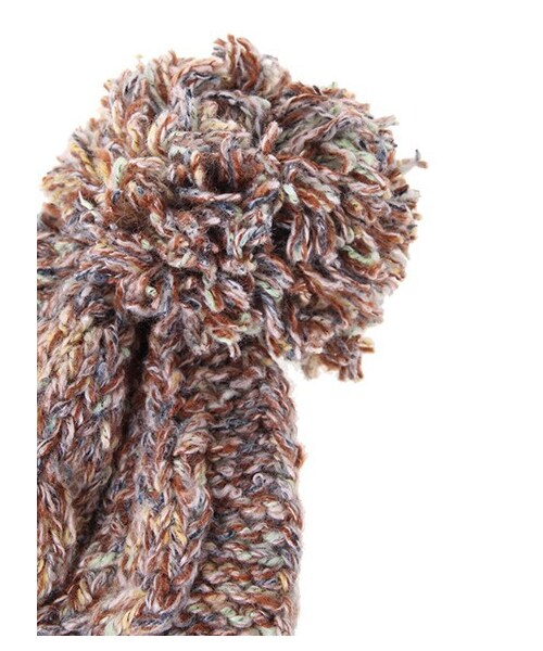 ehka sopo（エヘカソポ）の「引き揃えポンポンワッチ1803889-88-13-13（ハット・帽子・アイボリー/ブラウン/ネイビー・F）」の7枚目の写真