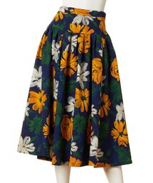 LILY BROWN | 大花柄フレアースカート(スカート)