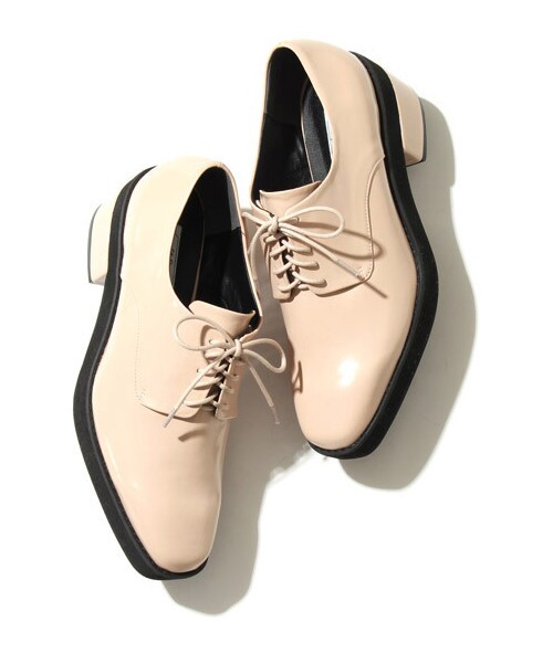 LILY BROWN（リリーブラウン）の「マニッシュシューズ（フラットシューズ・レディース・WHT/PNK/BLK・S/M/L）」の4枚目の写真