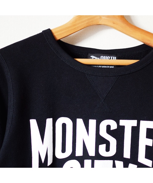 STORES.jp（ストアーズドットジェーピー）の「スウェット クルーネック MONSTER CITY （ブラック） 【fluke】（Tシャツ/カットソー・メンズ・その他）」の2枚目の写真