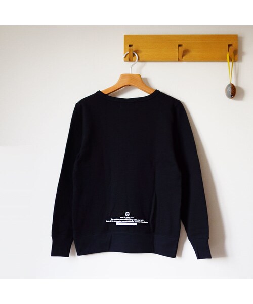 STORES.jp（ストアーズドットジェーピー）の「スウェット クルーネック MONSTER CITY （ブラック） 【fluke】（Tシャツ/カットソー・メンズ・その他）」の3枚目の写真