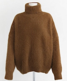 DHOLIC | ルーズスリーブアンゴラタートルニット(ニット/セーター)
