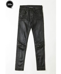 imvely | エンボスハンドメイドウォッシュデニムスキニー(デニムパンツ)