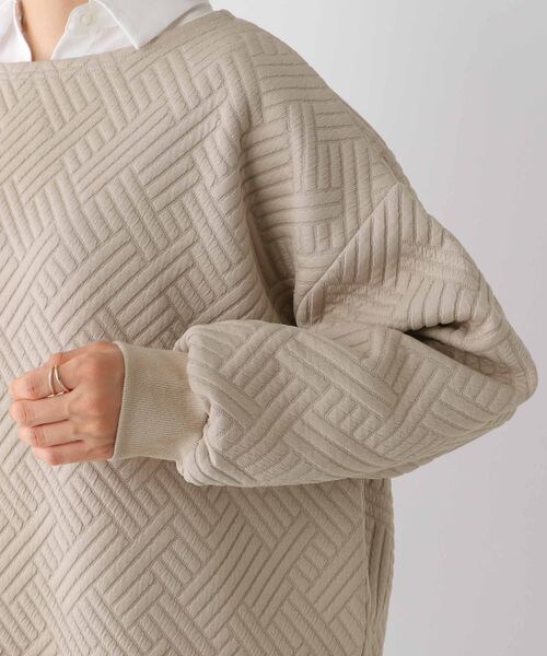 LEPSIM（レプシィム）の「カットキルティングプルオーバー（トップス・レディース・オフホワイト05/ピンク21/ベージュ51・FREE SIZE）」の12枚目の写真