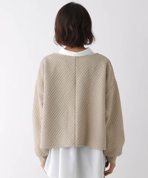 LEPSIM（レプシィム）の「カットキルティングプルオーバー（トップス・レディース・オフホワイト05/ピンク21/ベージュ51・FREE SIZE）」の10枚目の写真