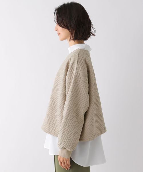 LEPSIM（レプシィム）の「カットキルティングプルオーバー（トップス・レディース・オフホワイト05/ピンク21/ベージュ51・FREE SIZE）」の9枚目の写真