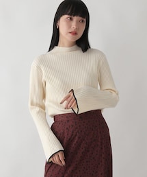 LOWRYS FARM | 配色フレアスリーブロングスリーブ(トップス)