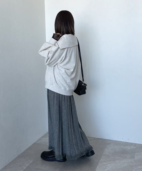 PAGEBOY（ページボーイ）の「ハーフZIPクラックロゴプルオーバー