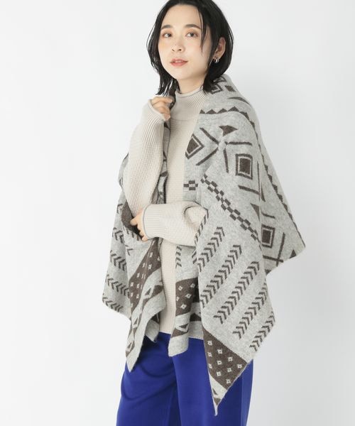 studio CLIP（スタディオクリップ）の「12ゲージニットパンツ（パンツ・レディース・オフホワイト11/ブラック19/ブルー80・M/L）」の6枚目の写真