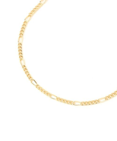 mysty woman（ミスティウーマン）の「コンビチェーンマンテルネックレス（アクセサリー・レディース・シルバー12/ゴールド52・F）」の3枚目の写真