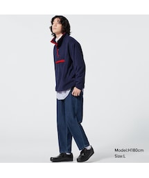 GU（ジーユー）の「デニムシェフパンツ（ワイドパンツ・メンズ）」