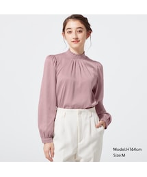 シークレットトロフィー　ピンク 長袖ブラウス 20221101020746312_215.jpg