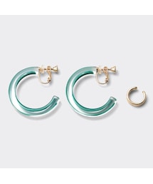 GU（ジーユー）の「カラーフープイヤリング&イヤーカフセット（イヤリング）」