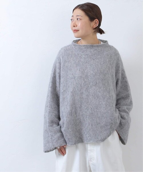 ジャーナルスタンダード ラックス 22AW モヘヤMIX ショートプルオーバー JOURNAL STANDARD - ジャーナルスタンダード ラックス 22AW モヘヤMIX