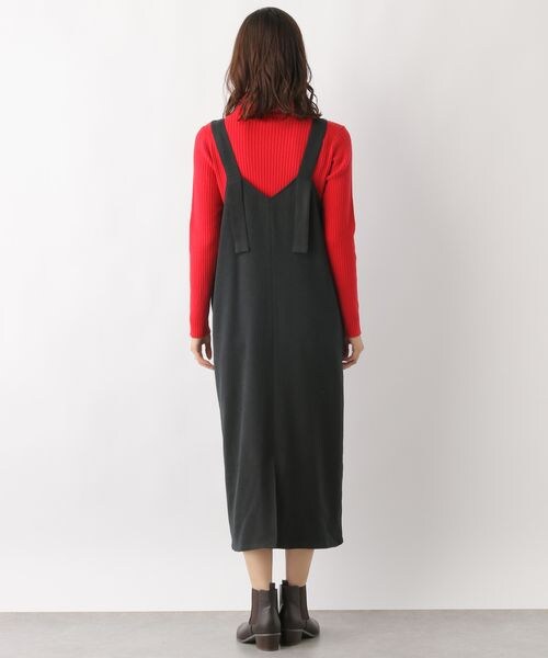 LEPSIM（レプシィム）の「2WAYウールライクジャンスカ（ワンピース/ドレス・レディース・チャコール18/ライトベージュ51/ダークブラウン58・FREE SIZE）」の17枚目の写真