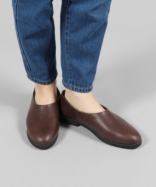 studio CLIP（スタディオクリップ）の「隠しサイドゴアスリッポン（シューズ・レディース・ブラック19/ブラウン50/アイボリー52・M/L/LL(WEB限定)）」の4枚目の写真