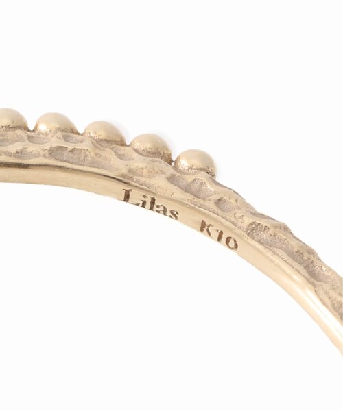 Lilas(リラ)の「《予約》グラデーションボールテクスチャーリング K10(腕時計・ゴールド/(090)/7/残り1点/フリー/11/13/残り2点/15)」の10枚目の写真